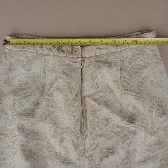 Vintage Louben Gold Pencil Skirt size 8 - Picture 11 of 11